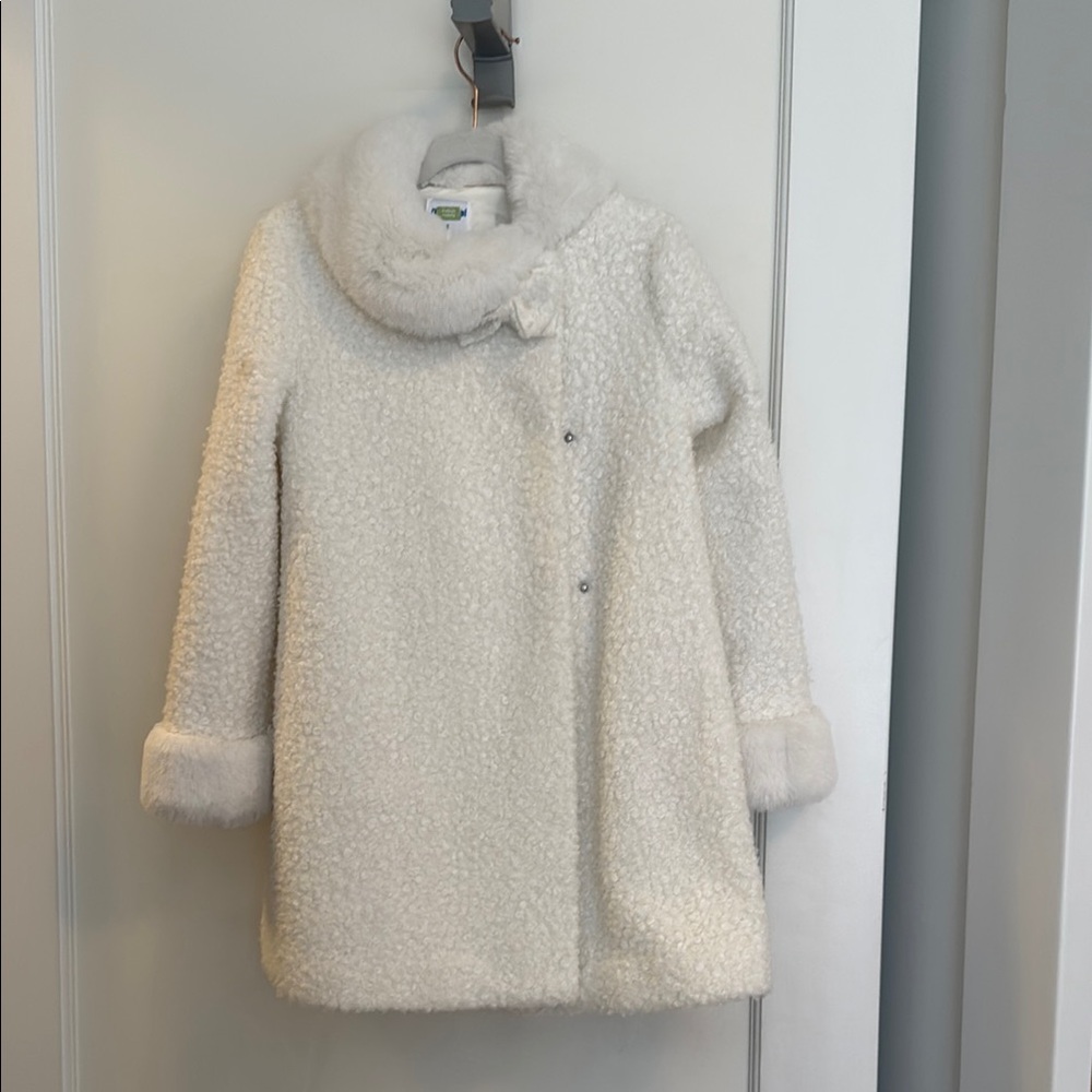 Elegant White Kids Coat